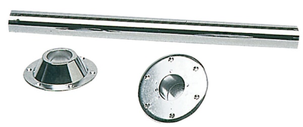 Gamba tavolo inox 700 mm acciaio a specchio - 48.418.11 Osculati