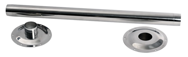 Gamba tavolo fisso inox 670 mm - 48.418.03 Osculati