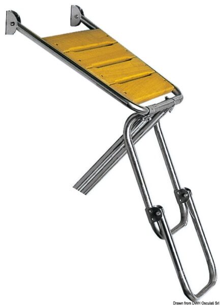 Plancetta con scaletta 52 x 58 cm - 48.420.03 Osculati