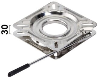 Base girevole inox frizionata con blocco 172x172 mm - 48.648.03 Osculati