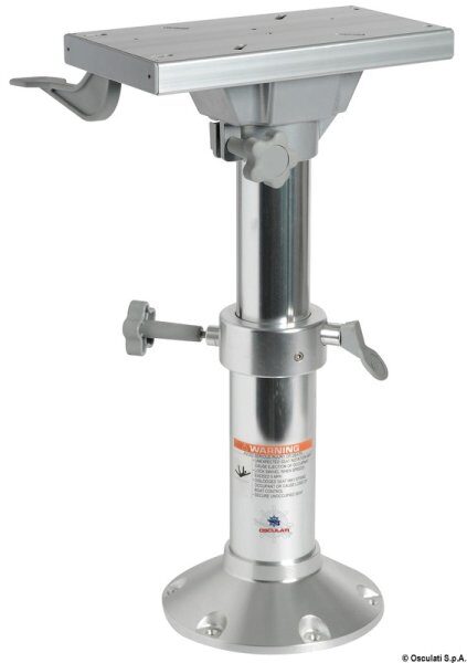 Supporto sedile girevole 437/590 mm con slitta - 48.712.00 Osculati