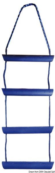 Scaletta corda/plastica 5 gradini - 49.524.05 Osculati