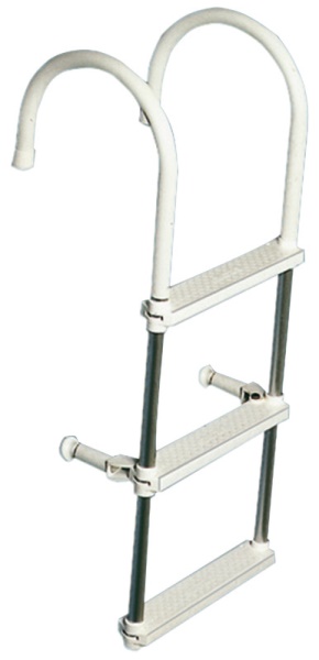 Scaletta lega leggera per canotti 4 gradini - 49.539.04 Osculati