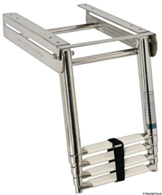 Scaletta inox a scomparsa 4 gradini - 49.543.04 Osculati