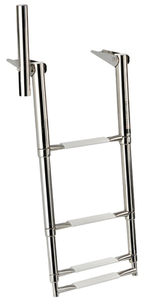 Scaletta 4 gradini con maniglia 345 mm - 49.551.04 Osculati