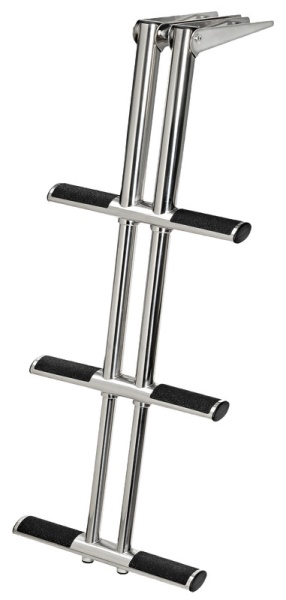 Scaletta Diver telescopica 3 gradini nera - 49.552.03 Osculati