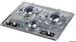 Fornello 3 fuochi 470 x 360 mm - 50.101.48 Osculati