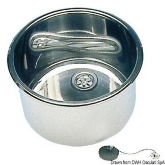 Lavello inox tondo 420 x 180 mm - 50.187.38 Osculati