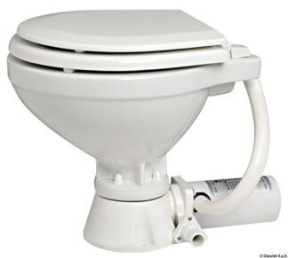 WC elettrico 24 V tavoletta legno - 50.205.24 Osculati
