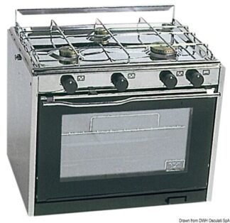 Cucina XL3 Techimpex 3 fuochi con forno - 50.385.00 Osculati