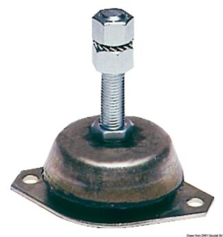 Supporto antivibrante zincato 200 kg - 51.656.02 Osculati