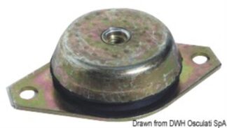 Supporto antivibrante zincato 600 kg - 51.656.07 Osculati