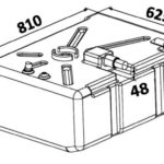 Serbatoio carburante Polietilene 135 l - 52.036.01 Osculati