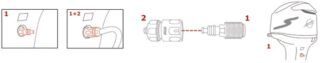 Motor Flusher D Mercury - 52.749.11 Osculati