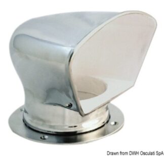 Manica a vento inox Deluxe - 53.134.09 Osculati