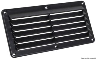 Presa aria nylon 125 x 260 mm nera - 53.301.05 Osculati