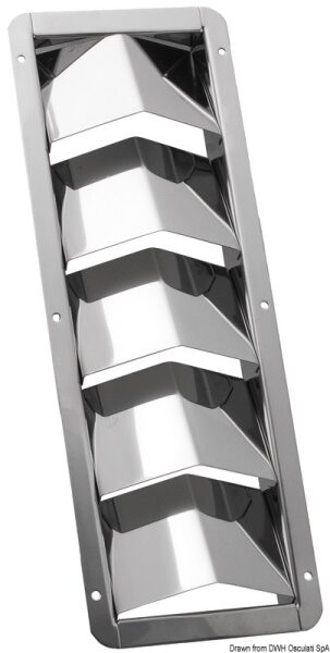 Griglia aereazione motori 326 x 114 mm - 53.401.51 Osculati