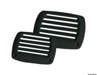 Griglia ABS 125 x 125 mm nera - 53.480.82 Osculati