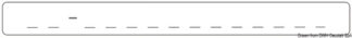 Placchetta CE 140 x 13 mm - 54.409.01 Osculati