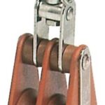 Bozzello Hye tufnol 2 pulegge TW 16x60 - 55.007.04 Osculati