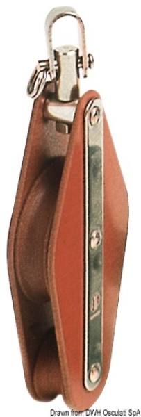 Bozzello Hye tufnol 2 pulegge ZBW12x43 - 55.011.02 Osculati
