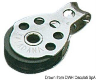 Bozzello 1 puleggia 6x25 - 55.040.01 Osculati