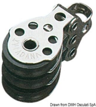 Bozzello 3 pulegge 6x25 - 55.040.05 Osculati