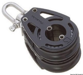 Bozzello 2 pulegge (testa universale) B - 55.052.02 Osculati