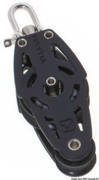 Bozzello 2 pulegge a violino A - 55.061.01 Osculati