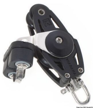 Bozzello 2 pulegge a violino arricavo A - 55.063.01 Osculati