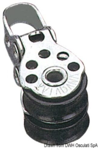 Microbozzello inox 2 pulegge 17x5 - 55.090.04 Osculati