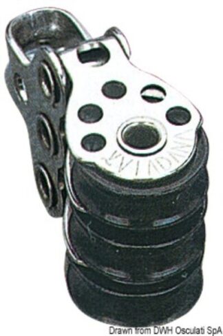 Microbozzello inox 3 pulegge 17x5 - 55.090.06 Osculati