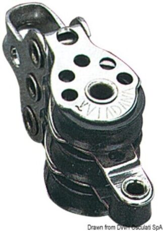 Microbozzello inox 3 pulegge arricavo 17x5 - 55.090.07 Osculati