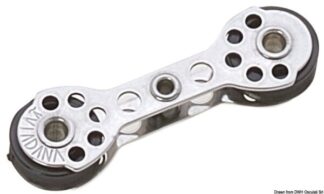 Microbozzello doppio in linea 17x5 - 55.090.31 Osculati