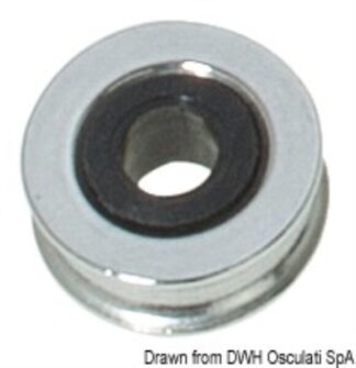 Puleggia inox mm 16 per cime 5/2,5 mm - 55.247.01 Osculati