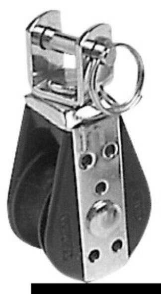 Bozzello inox 1 puleggia girevole 22x6 - 55.250.03 Osculati