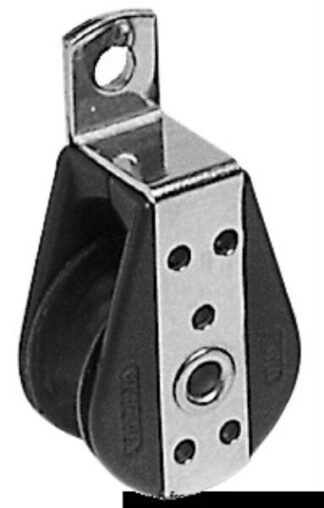 Bozzello inox 1 puleggia piano 22x6 - 55.250.04 Osculati