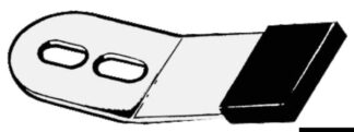 Linguetta fermatimone inox - 58.021.01 Osculati