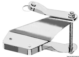 Piastra inox testa albero - 58.234.10 Osculati