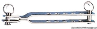 Landa doppia 120x6 mm - 58.506.30 Osculati