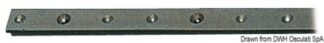 Rotaia lega leggera anodizzata 22x3 mm 2 m - 61.510.93 Osculati