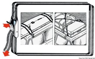 Cinghia 25 mm x 400 cm - 63.324.40 Osculati