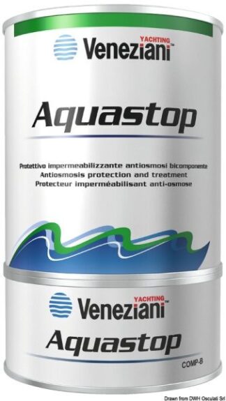 Fondo Aquastop azzurro trasparente 0,75 l - 65.023.00 Osculati