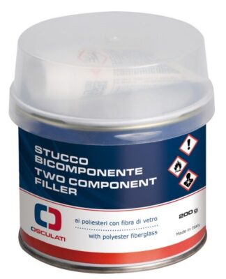 Stucco per fibra di vetro Osculati 200 g C4119 + BPO - 65.520.02 Osculati