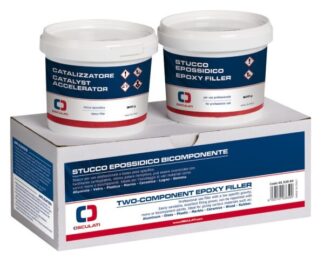 Stucco epossidico bicomponente 600 g L4102 + L4101 - 65.520.04 Osculati