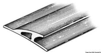 Profilo paracolpi 3x90x23 mm grigio RAL 9002 - 66.022.02 Osculati