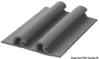 Profilo doppio 115x21,4 mm grigio - 66.023.02 Osculati
