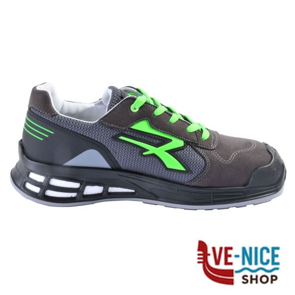 SCARPE EGON GRIGIO/VERDE BASSE 41 S1P UPOWER RN20016-41 SCARPE ANTINFORTUNISTICHE F - immagine 4