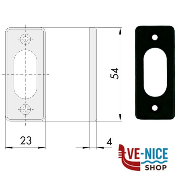 BOCCHETTA RETTANGOLARE 06027-01-0 CISA 06027.01.0 CISA VARIE S - immagine 2