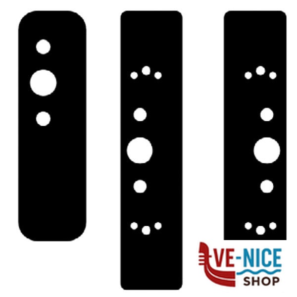 PLACCA MASCHERAMENTO FORI Pz 3 94100655 ISEO 94100655 ISEO ANTIPANICO S - immagine 2